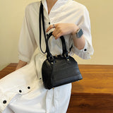 Croc PU Leather Crossbody Bag