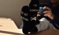 2 Pairs 'Do Not Disturb I'm Gaming' Socks