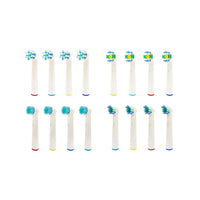 16Pcs Toothbrush Replacement Heads Compatible with Oral-B